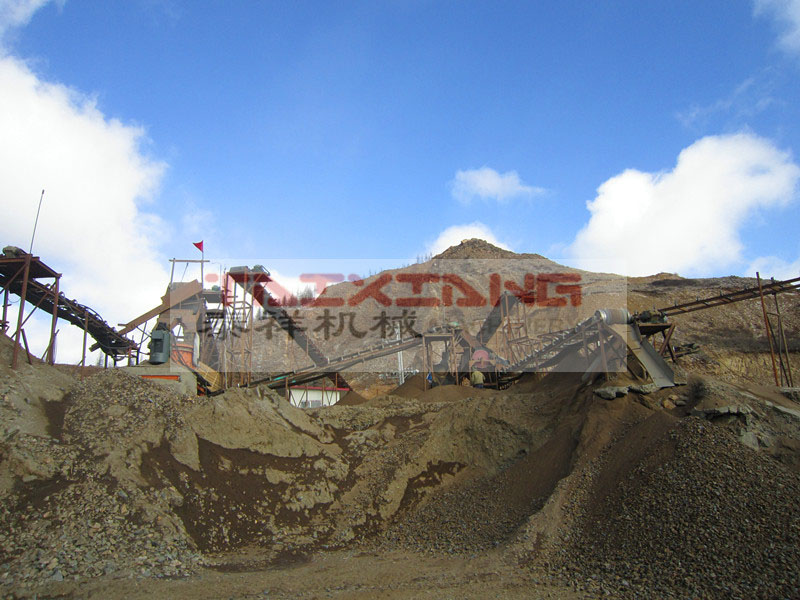 制砂生产线现场